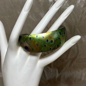 Peacock Feather Bracelet